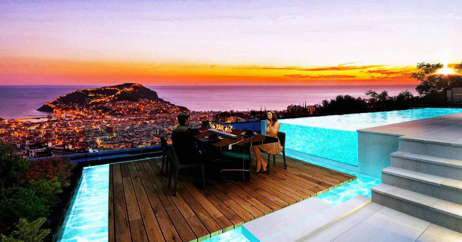 Exclusieve Appartementen en Duplexen aan Zee in Kestel, Alanya