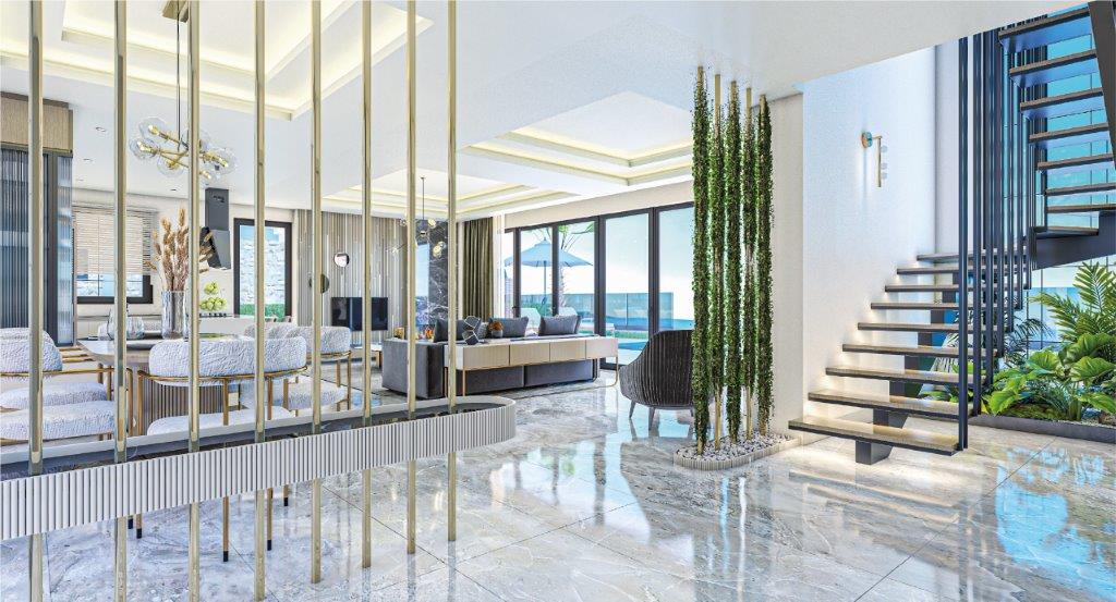 Appartements Duplex et Villas Privées d'Architecte avec Vue Mer à Kargıcak, Alanya