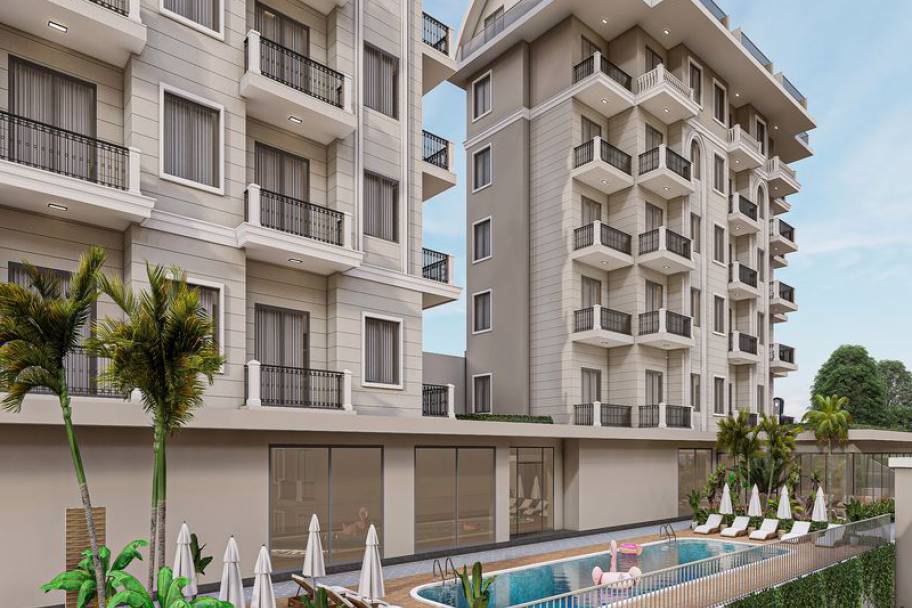 阿拉尼亚科纳克勒尊享海景公寓与复式住宅