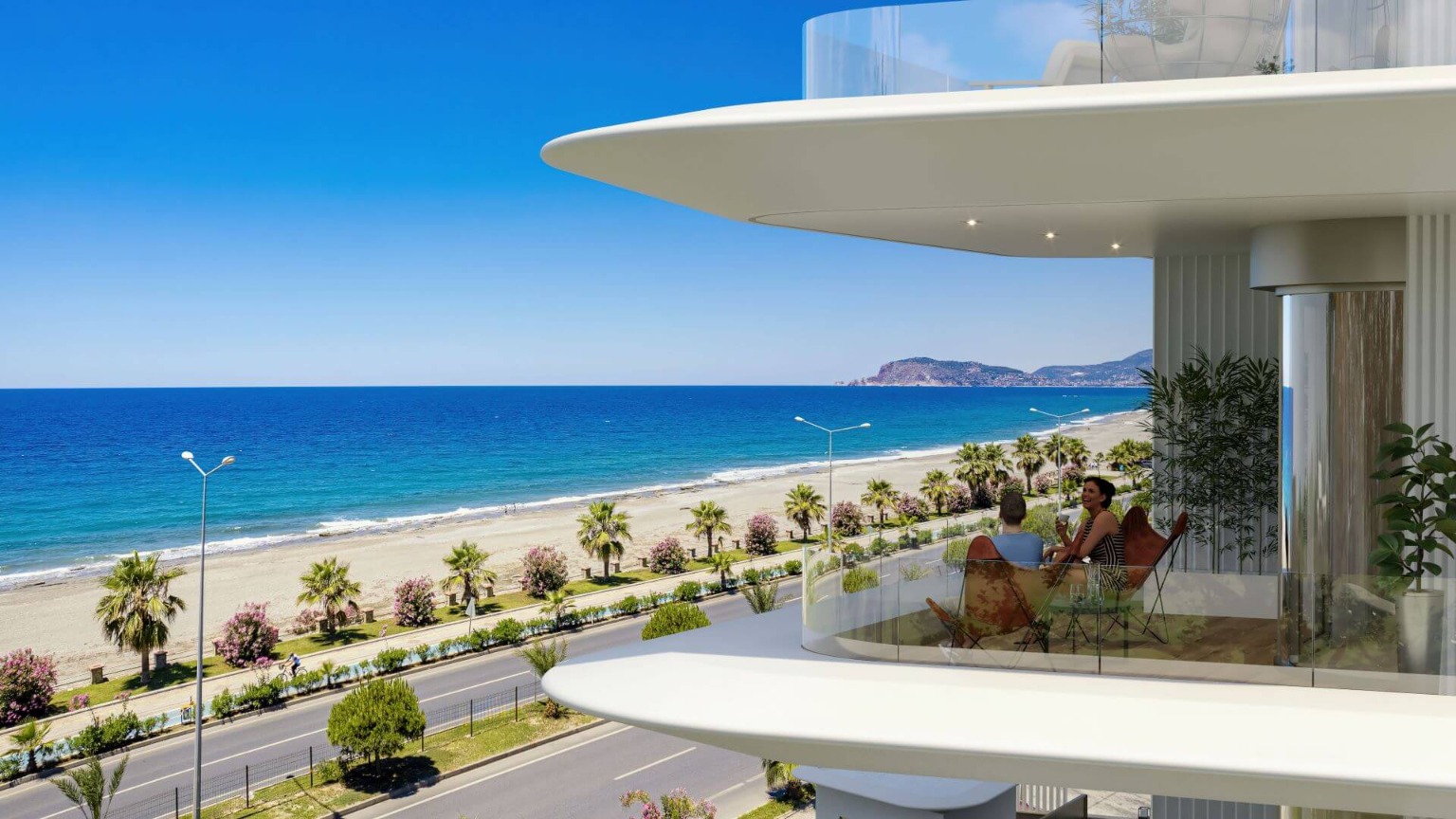 Exclusieve Appartementen en Duplexen aan Zee in Kestel, Alanya