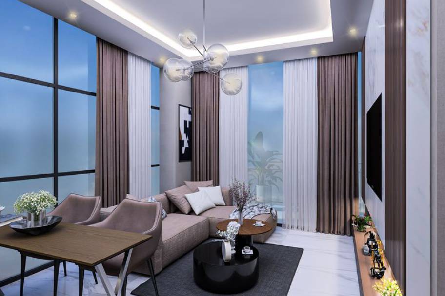 Un havre de design contemporain : Appartements et duplex neufs à vendre à Avsallar