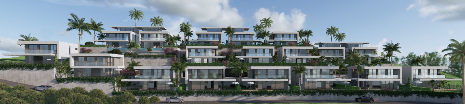 卡吉卡山顶尊享别墅：私人泳池与全景海景尽收眼底