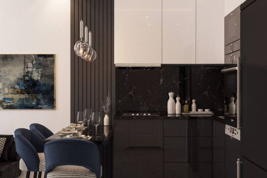 Аланияның өркендеген Демирташ ауданындағы теңіз көріністі жаңа пәтерлер мен дуплекстер