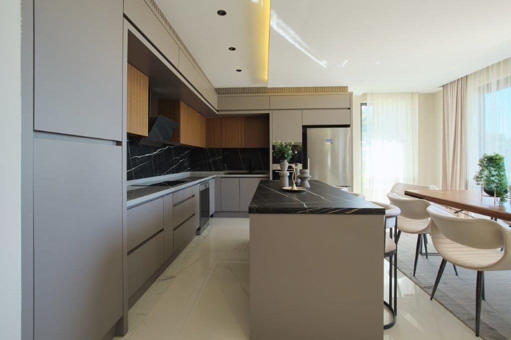 Алания, Каргыджақтағы кең заманауи пәтер: жоғары сапалы кешенді ыңғайлылықтармен