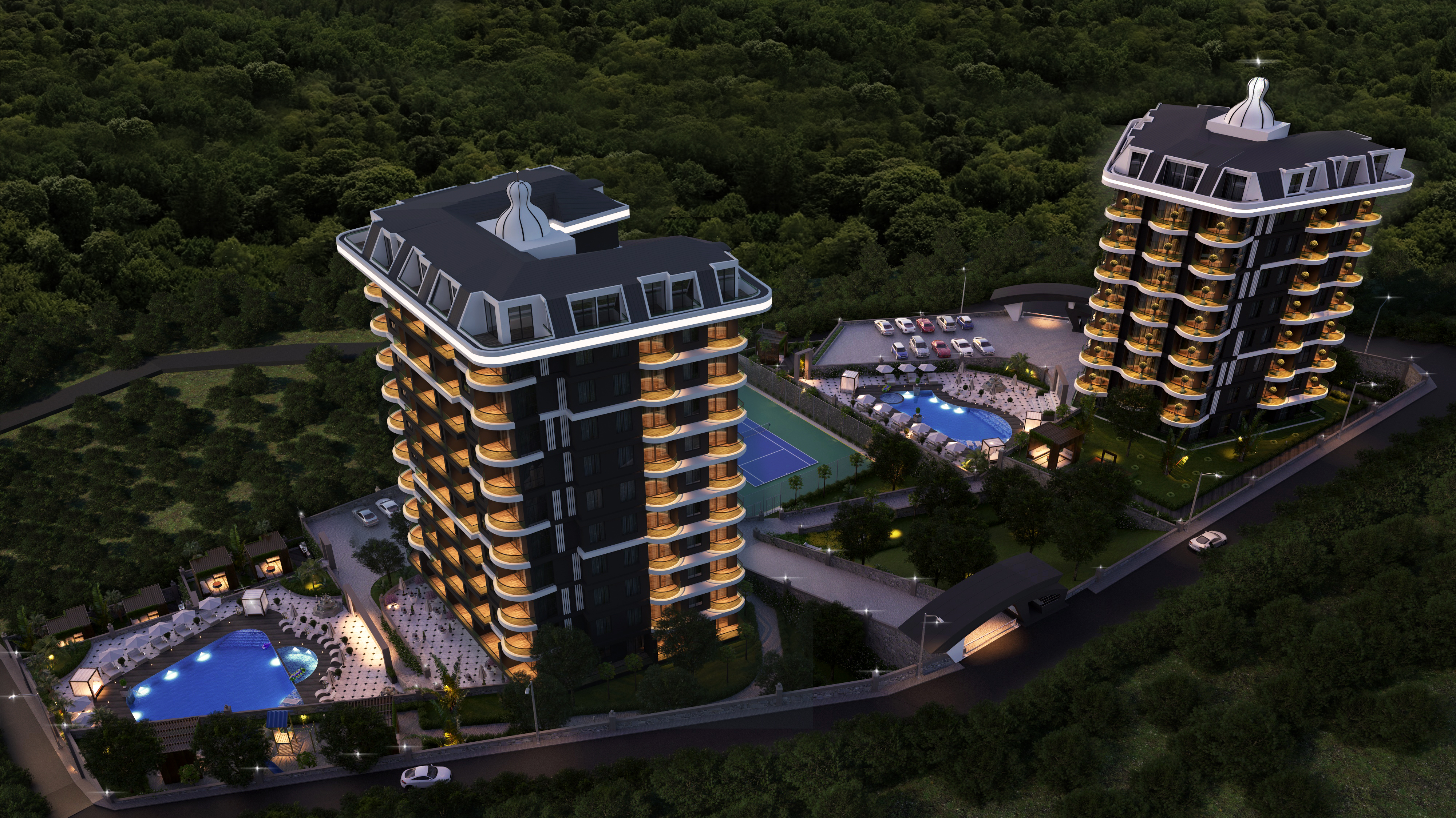 Эксклюзивные прибрежные резиденции: современные апартаменты и дуплексы в Демирташе