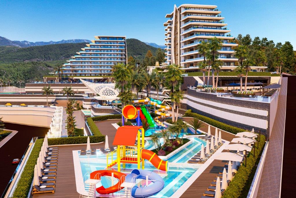 Førsteklasses Resort-Lejligheder og Duplexer i Kargicaks Bakker