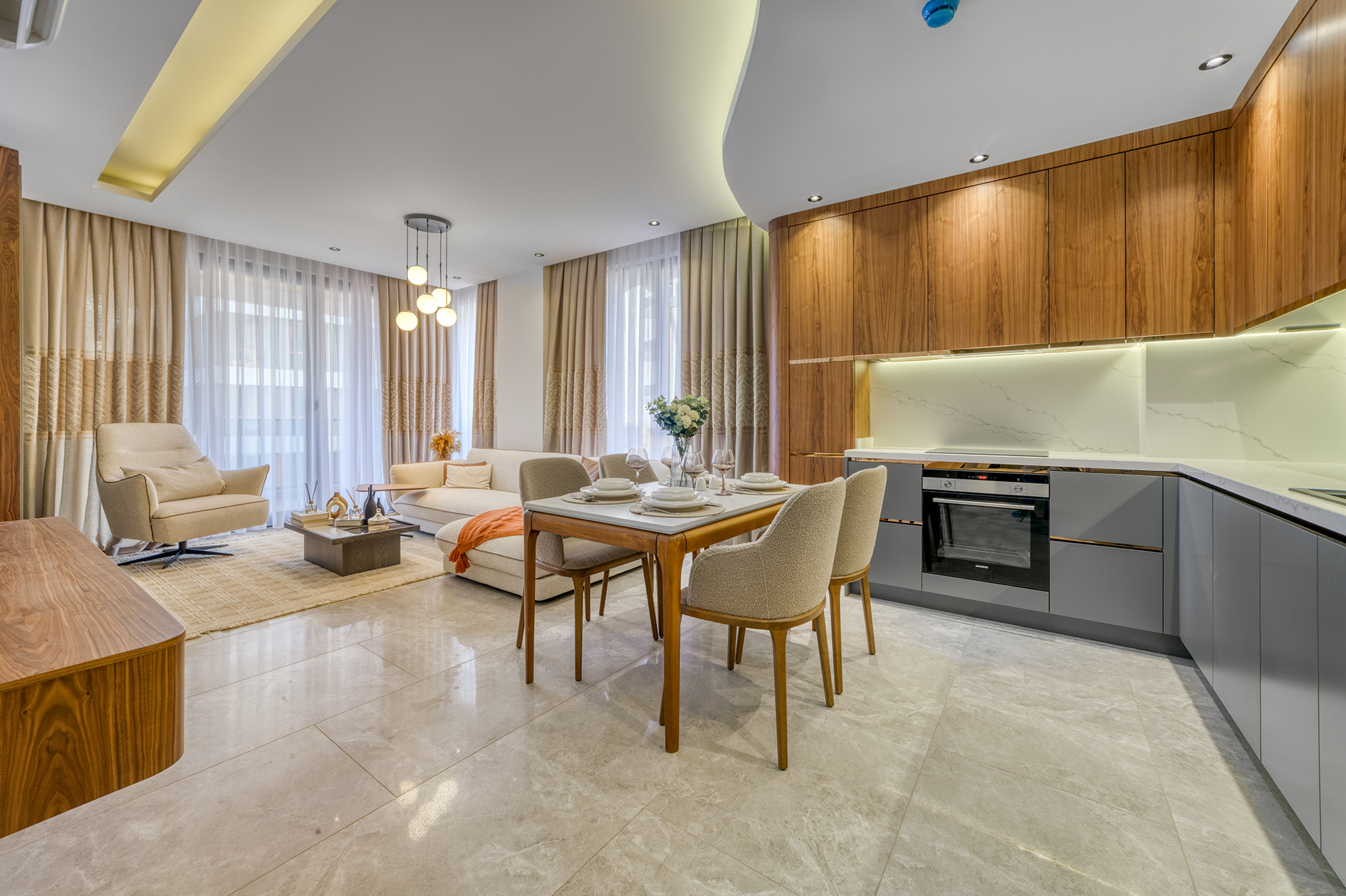 托斯穆尔奢华海景居所：阿兰亚高端公寓与复式