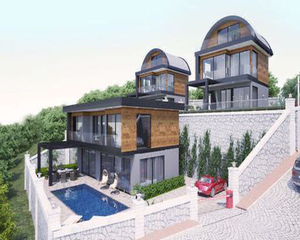 阿兰亚Bektaş半山海景别墅：坐拥地中海全景与私人泳池的尊贵府邸