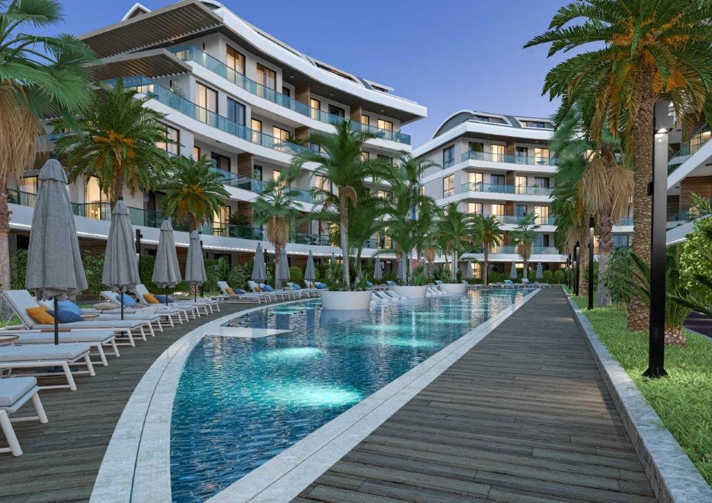 Elegante Apartments und Maisonettes in Oba: Eine neue Vision des Wohnens in Alanya