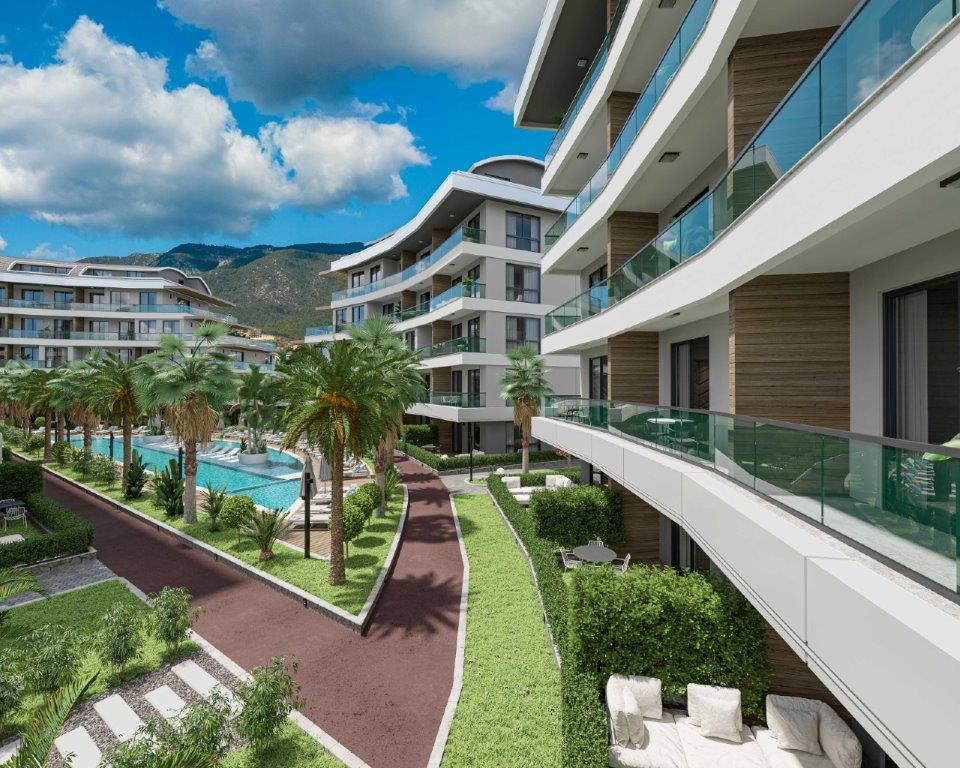 Elegante Apartments und Maisonettes in Oba: Eine neue Vision des Wohnens in Alanya