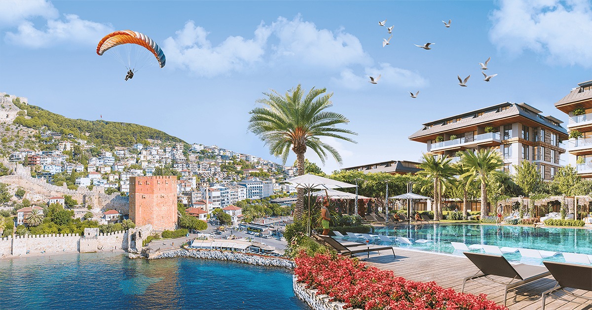 Exclusieve Appartementen en Duplexen aan Zee in Kestel, Alanya
