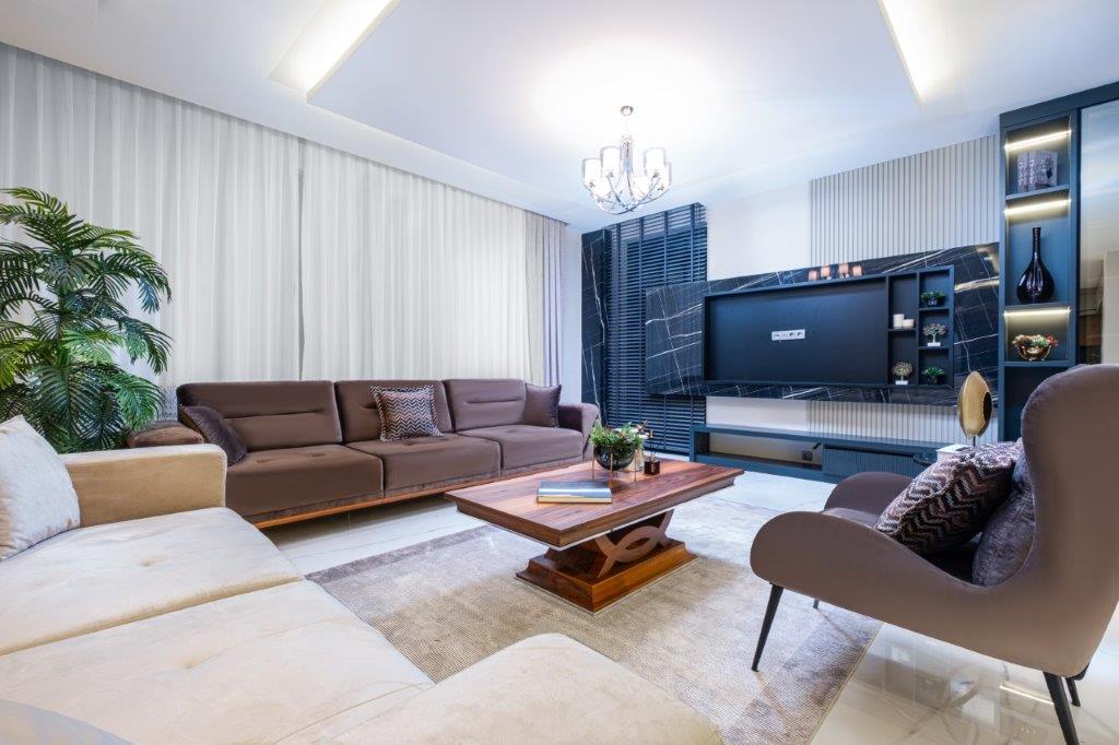 Алания, Каргыджақтағы кең заманауи пәтер: жоғары сапалы кешенді ыңғайлылықтармен