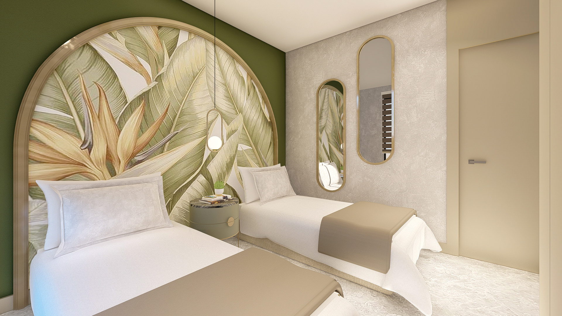 En Hævet Lejlighedsresidens i Kestel med Uovertruffen Middelhavs- og Bjergudsigt