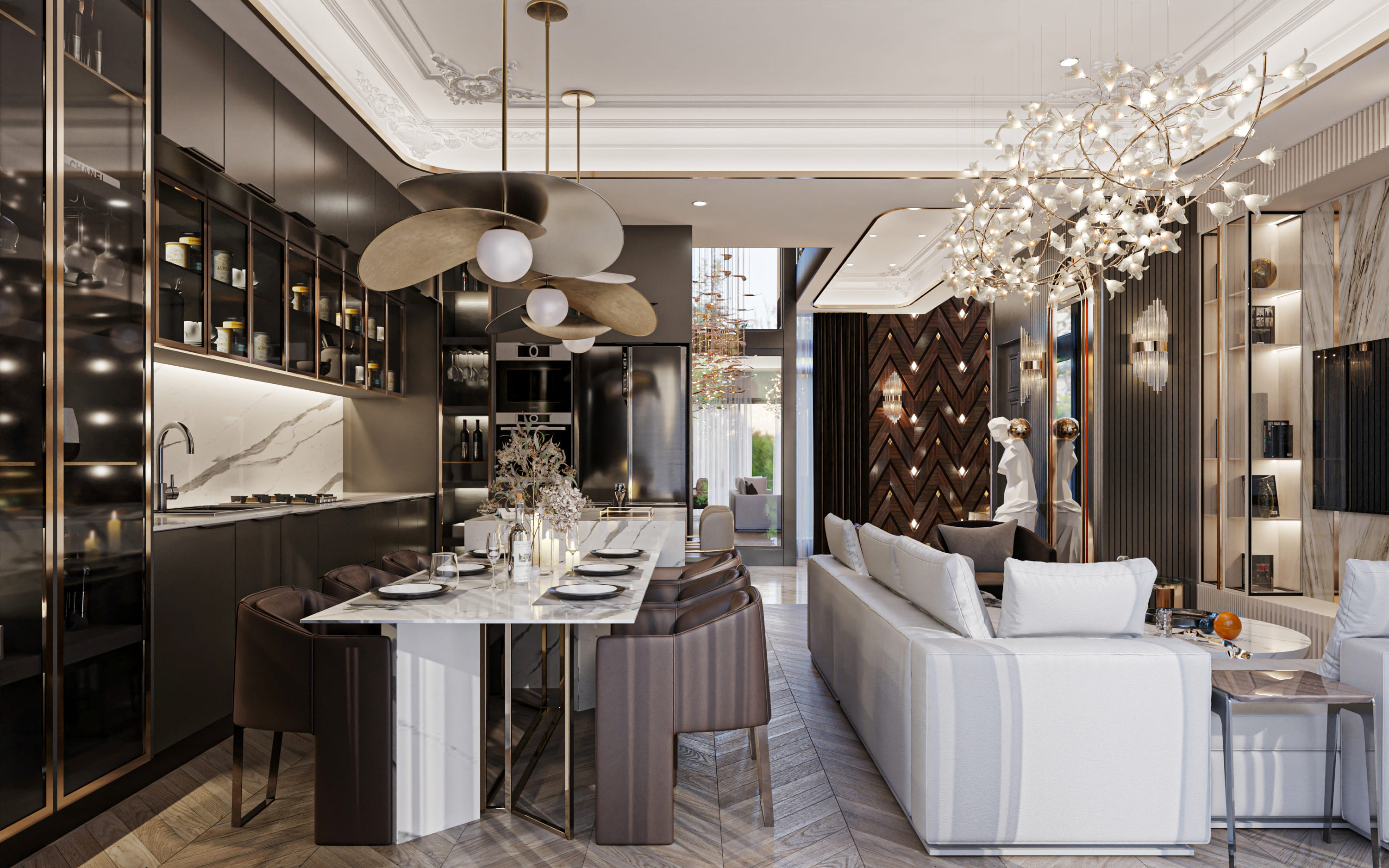 奥巴豪华私人别墅：尊享无边泳池与智能生活