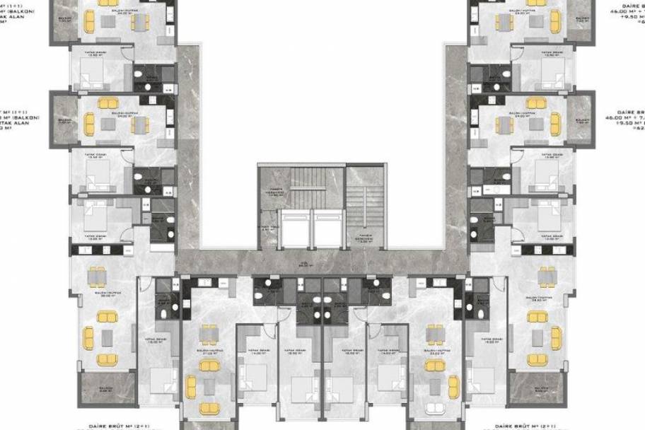 阿兰亚Kestel区尊享海景官邸：现代公寓与复式住宅系列