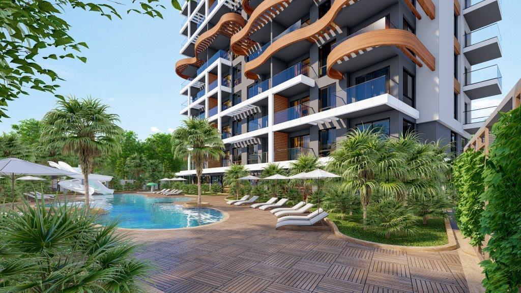 Exclusieve Nieuwbouw Appartementen en Duplexen met Resortfaciliteiten in Avsallar, Alanya