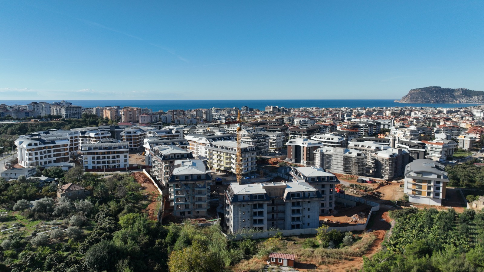 Eksklusive resort-lejligheder til salg i hjertet af Oba, Alanya