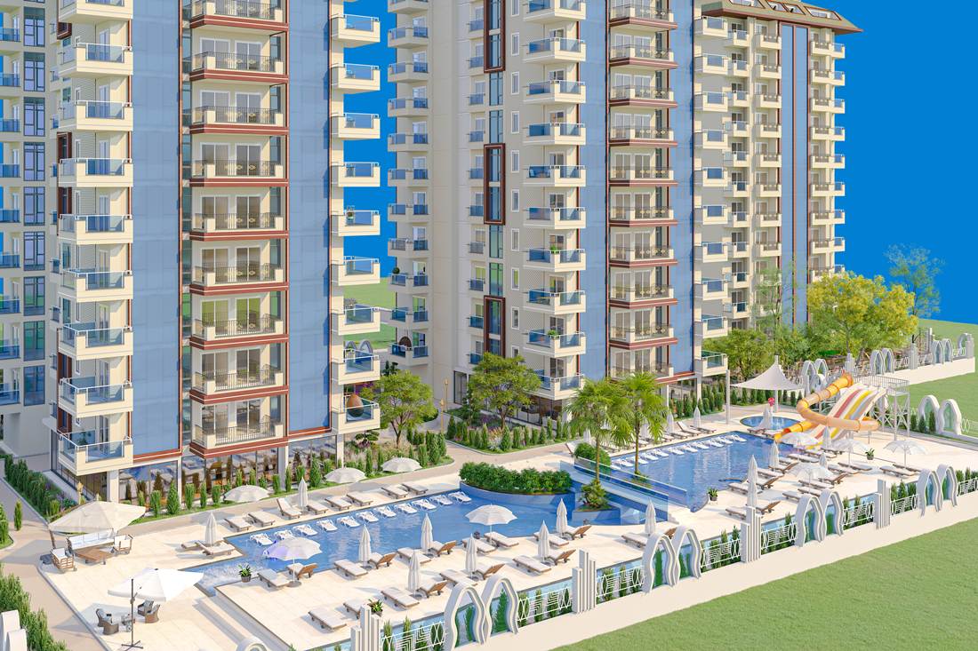 Hedendaagse Kustresidentie: Appartementen en Duplexen in Mahmutlar, Alanya