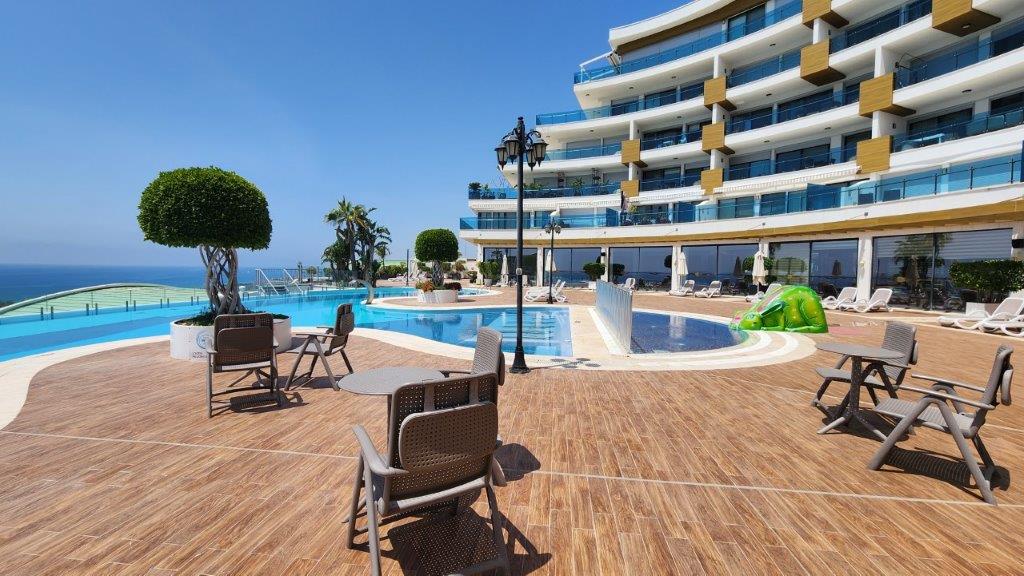 Exklusives Apartment mit Meerblick in Konaklıs begehrter Admiral Residence