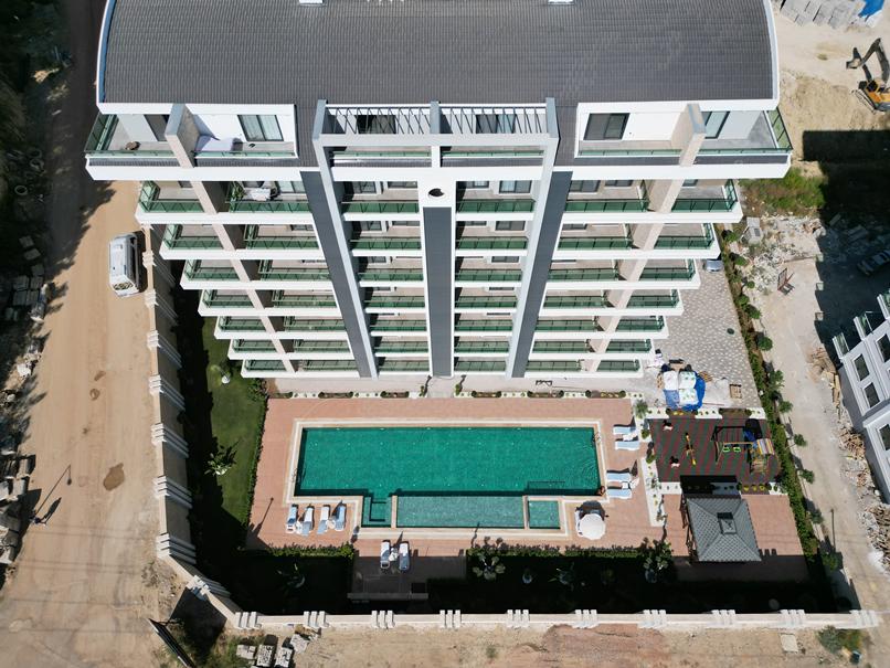 Innflytningsklare leiligheter og duplekser med havutsikt i Avsallar, Alanya