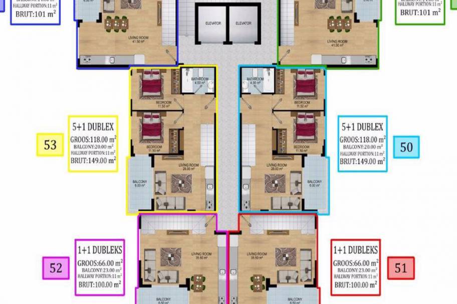 Resortlivsstil i Avsallar: Nøgleklare Lejligheder & Duplekser