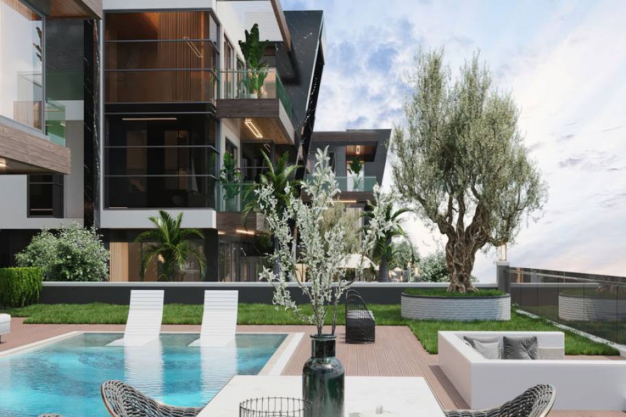 阿拉尼亚Tepe区尊享海景别墅系列：奢华生活与卓越投资