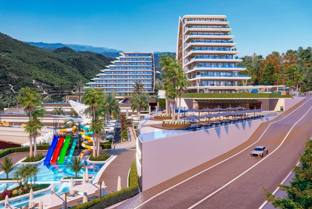 Førsteklasses Resort-Lejligheder og Duplexer i Kargicaks Bakker