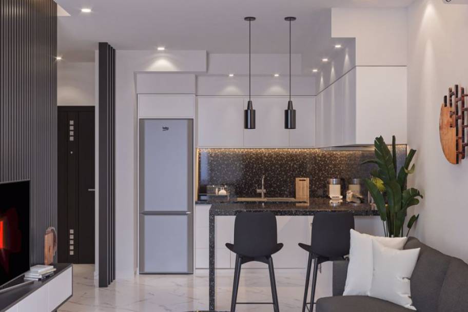 Innflytningsklare leiligheter og duplekser med havutsikt i Avsallar, Alanya