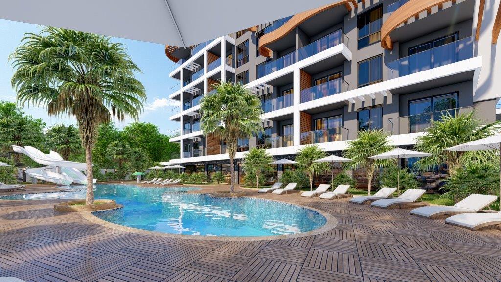 Exclusieve Nieuwbouw Appartementen en Duplexen met Resortfaciliteiten in Avsallar, Alanya