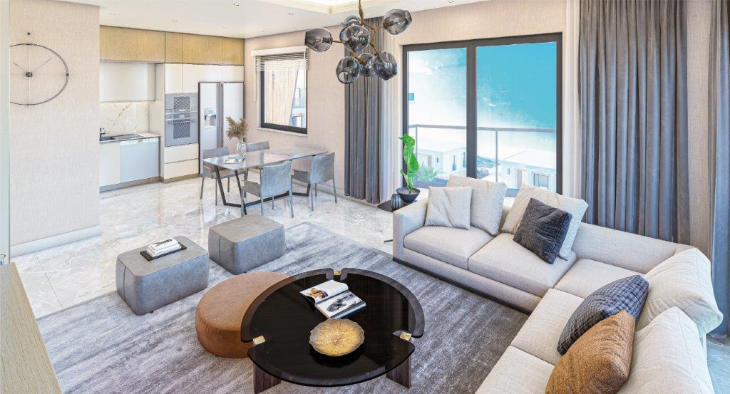 Appartements Duplex et Villas Privées d'Architecte avec Vue Mer à Kargıcak, Alanya