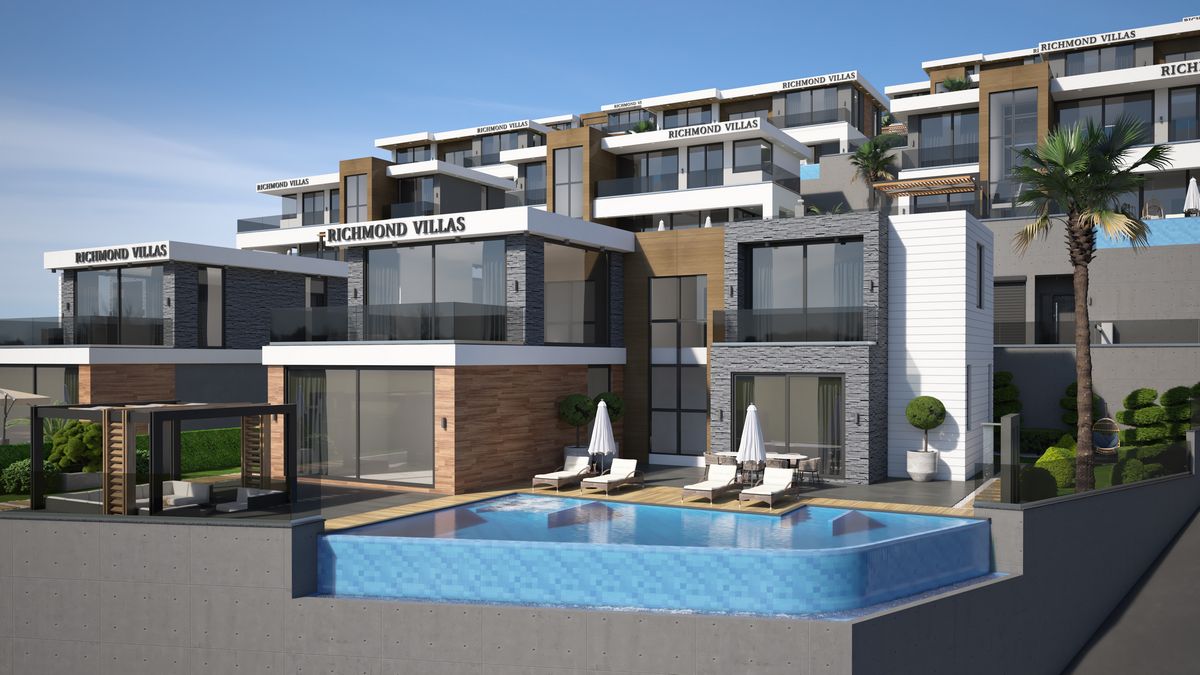 Villas de Luxe à Kargıcak : Vues Panoramiques, Piscines Privées