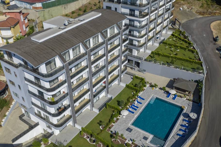 Exclusieve Appartementen en Duplexen met Zeezicht in Kargıcak, Alanya