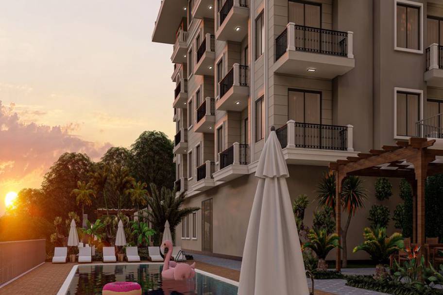 阿拉尼亚科纳克勒尊享海景公寓与复式住宅