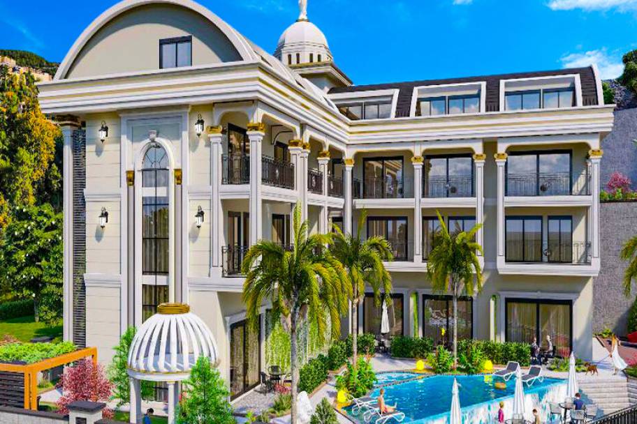 阿拉尼亚贝克塔斯尊享海景公寓与复式，尽览地中海风光