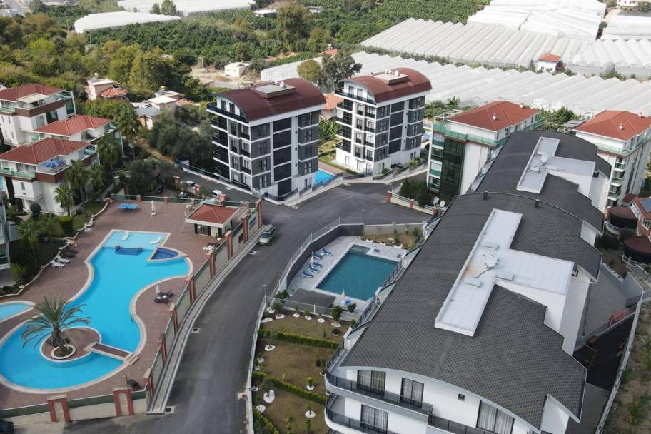 Аланиядағы Жерорта теңізіне қарайтын кең пәтерлер мен дуплекстер, бірден көшіп кіруге дайын