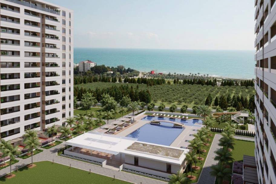 Exklusives Küstenapartment in Mersin: Modernes Wohnen am Mittelmeer