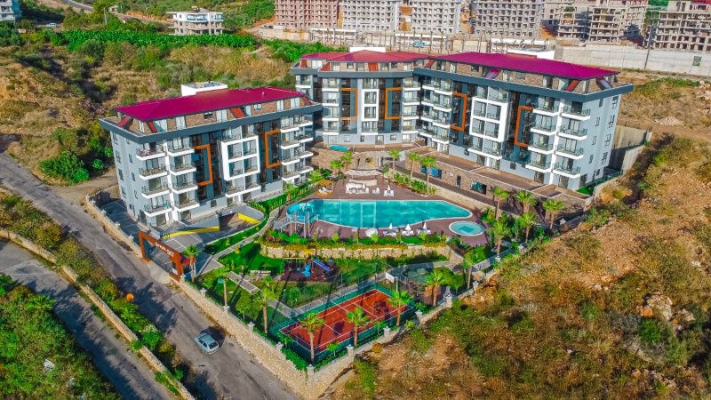 Newly Completed Apartment and Duplex Residences in Kestel's Tranquil Enclave