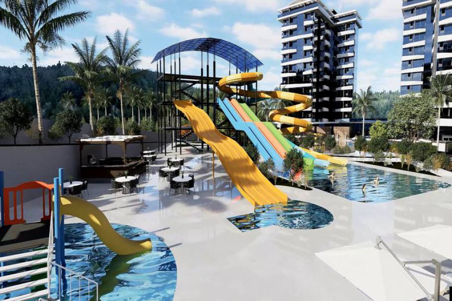 Un havre de design contemporain : Appartements et duplex neufs à vendre à Avsallar