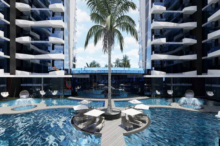 Un havre de design contemporain : Appartements et duplex neufs à vendre à Avsallar