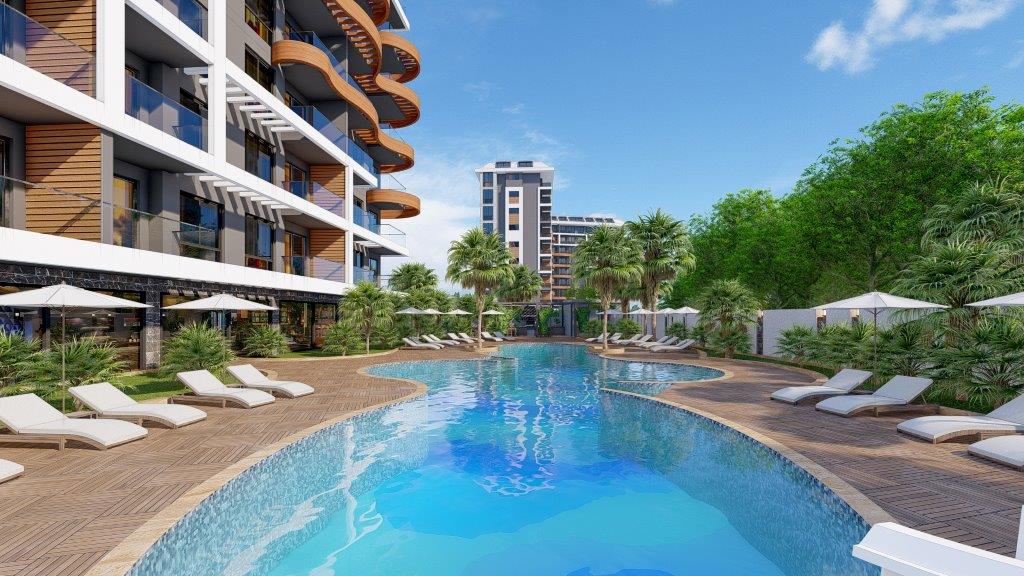 Exclusieve Nieuwbouw Appartementen en Duplexen met Resortfaciliteiten in Avsallar, Alanya