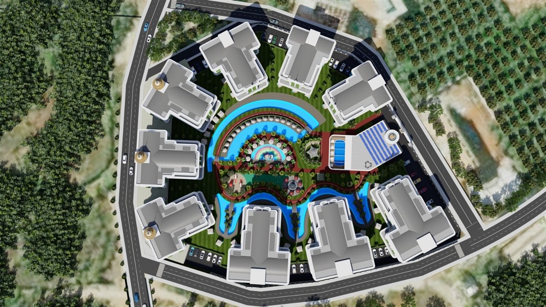 Exclusive Garden Duplex and Apartment Residences in Oba, Alanya