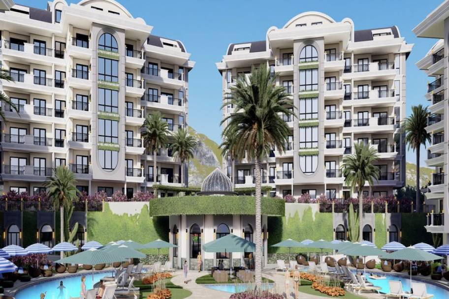 阿兰尼亚Ciplakli豪华公寓与复式住宅：开启尊贵生活新境