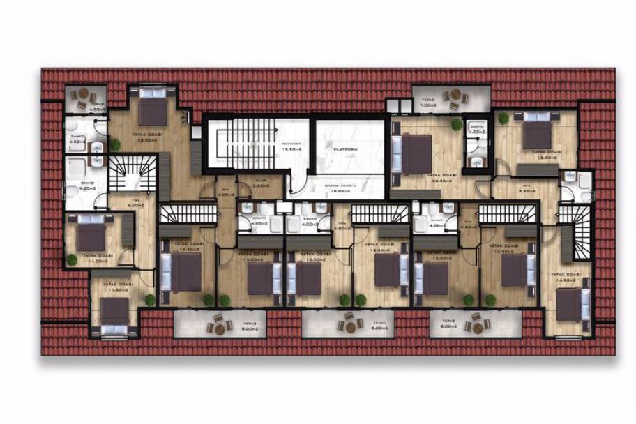 Eksklusivt Kystliv: Premium Lejligheder og Duplex i Mahmutlar