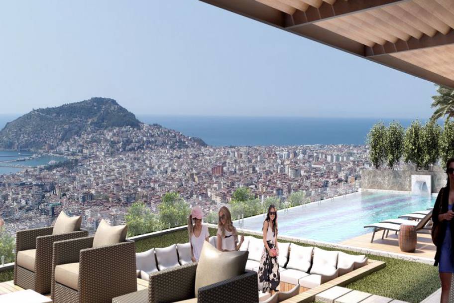 阿兰亚市中心核心地段：致敬极简美学的奢华投资公寓