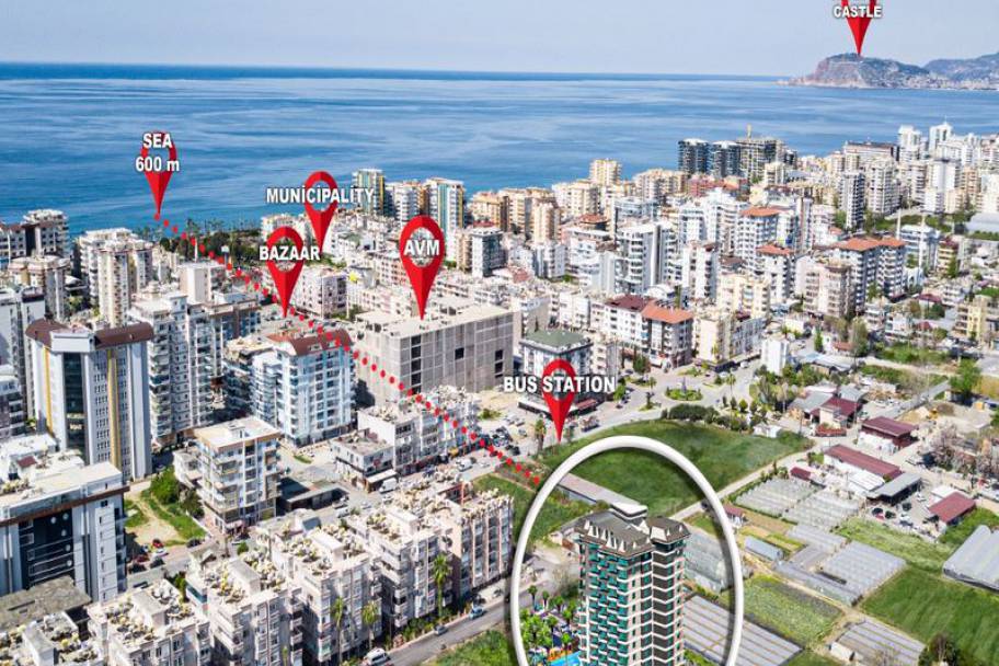 Теңіз жағалауындағы өмірдің жаңа стандарты: Махмутлардағы элиталық пәтерлер мен дуплекстер