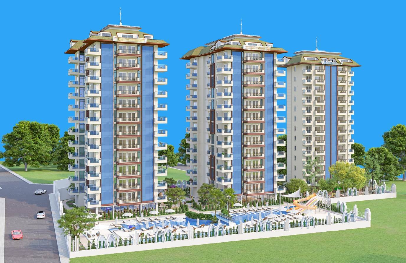 Hedendaagse Kustresidentie: Appartementen en Duplexen in Mahmutlar, Alanya