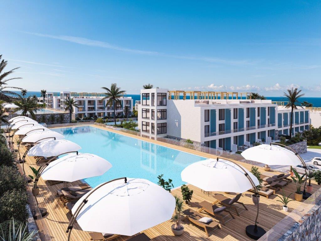 Eksklusiv kystoase på Kypros: Luksusleilighet med resortfasiliteter