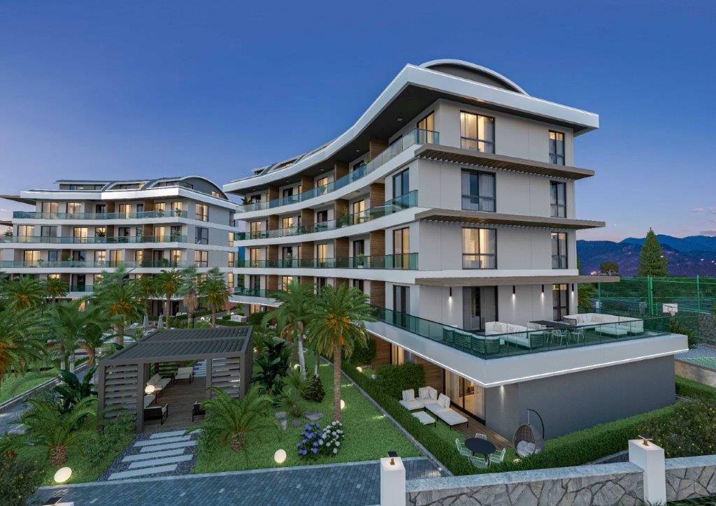 Elegante Apartments und Maisonettes in Oba: Eine neue Vision des Wohnens in Alanya