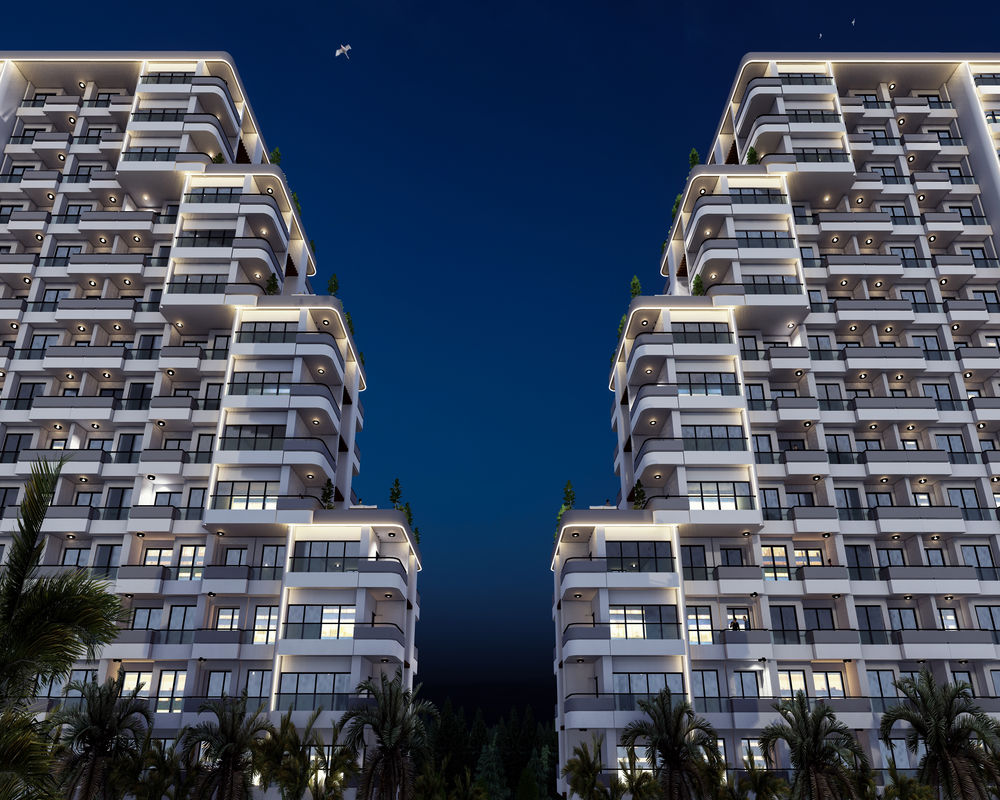 梅尔辛豪华海滨公寓：度假配套，理想投资之选