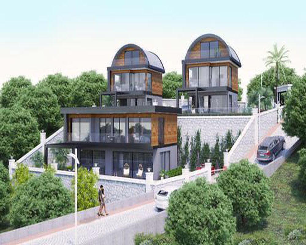 阿兰亚Bektaş半山海景别墅：坐拥地中海全景与私人泳池的尊贵府邸